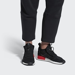 Adidas NMD_TS1 Primeknit Férfi Originals Cipő - Fekete [D29684]